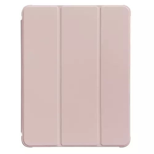 Tablettok iPad Pro 11 (2020) - pink smart case, átlátszó hátlappal, ceruza tartóval