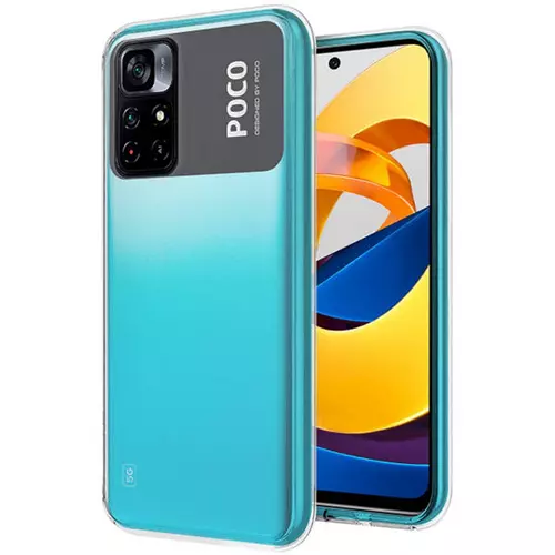 Telefontok Xiaomi Poco M4 Pro 5G - átlátszó szilikon tok