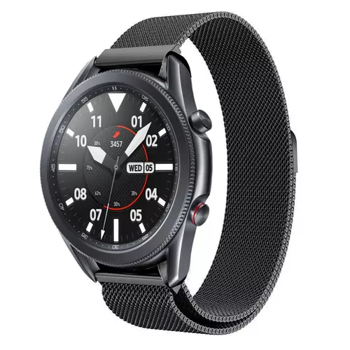 Huawei Watch GT 3 Pro (46 mm) - mágneses fekete fémszíj