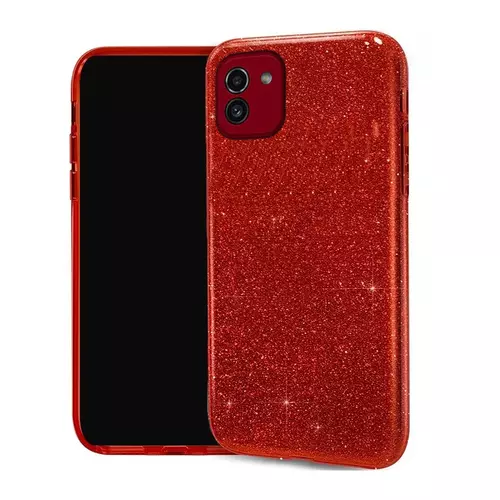 Telefontok Samsung Galaxy A03 (A035F) - Piros Shiny tok