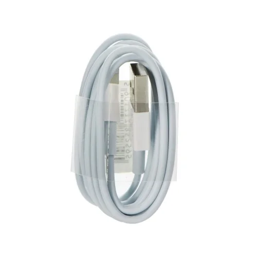 Kábel: HD-5 - USB / Lightning fehér kábel, 0,7A, 1m