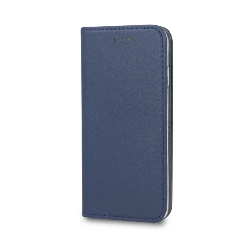 Telefontok Oppo A96 - Smart Magnetic kék szilikon keretes mágneses könyvtok