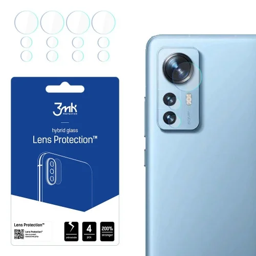 Védőfólia Xiaomi 12X 5G - 3MK flexibilis kamera fólia (4db)