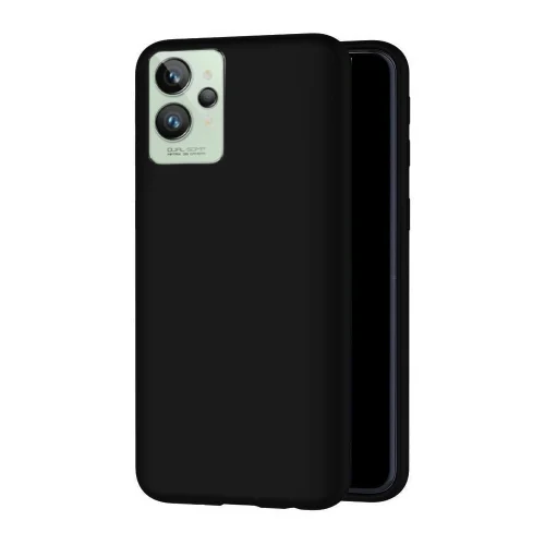 Telefontok Realme GT2 Pro - fekete szilikon hátlap tok