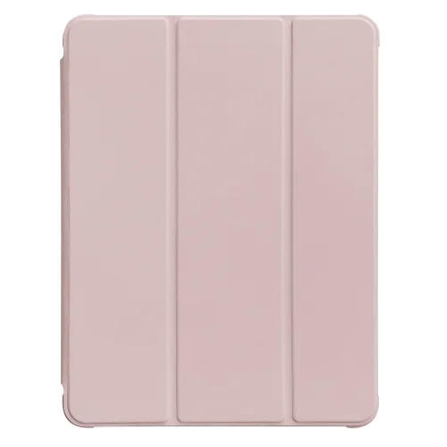 Tablettok iPad Pro 11 (2022) - pink smart case, átlátszó hátlappal, ceruza tartóval