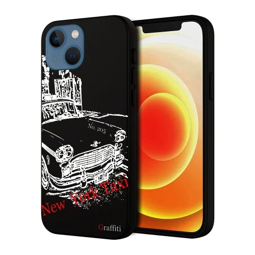 iPhone 14 Plus Telefontok - Graffiti No.205 mintás szilikon tok
