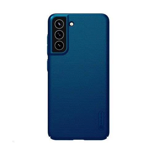 Telefontok Samsung Galaxy S21 FE - Nillkin Super Frosted kék tok