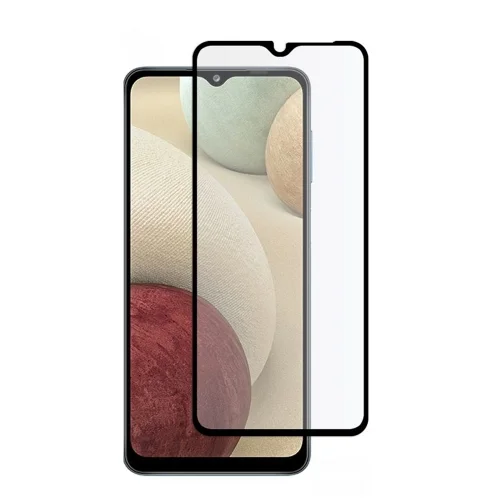 Samsung Galaxy A14 5G üvegfólia - tokbarát Slim 3D üvegfólia fekete kerettel