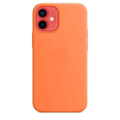 Telefontok iPhone 12 mini - narancssárga szilikon tok