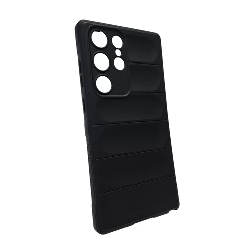 Samsung Galaxy S23 Ultra Telefontok - Pastel Armor - fekete szilikon hátlap tok