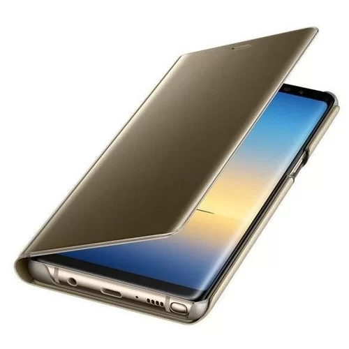 Samsung Galaxy A54 5G Telefontok - Arany Clear View Tok