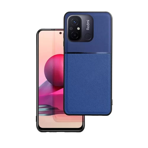 Xiaomi Redmi 12C Telefontok - Elegance kék műanyag hátlap tok szilikon kerettel