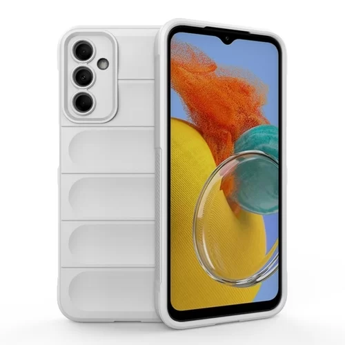 Samsung Galaxy A14 4G / LTE (A145) Telefontok - Pastel Armor - csontfehér szilikon hátlap tok