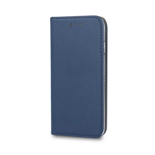 Telefontok Samsung Galaxy M33 5G - Smart Magnetic kék szilikon keretes mágneses könyvtok