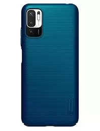 Telefontok Xiaomi Redmi Note 10 5G / Xiaomi Poco M3 Pro 5G - Nillkin Super Frosted kék tok
