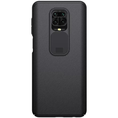 Telefontok Samsung Galaxy M32 LTE / 4G - Nillkin csúsztatható kameravédős fekete hátlap tok
