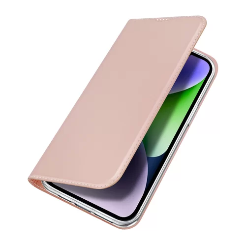 iPhone 15 Plus Telefontok - Dux Ducis rosegold kinyitható tok
