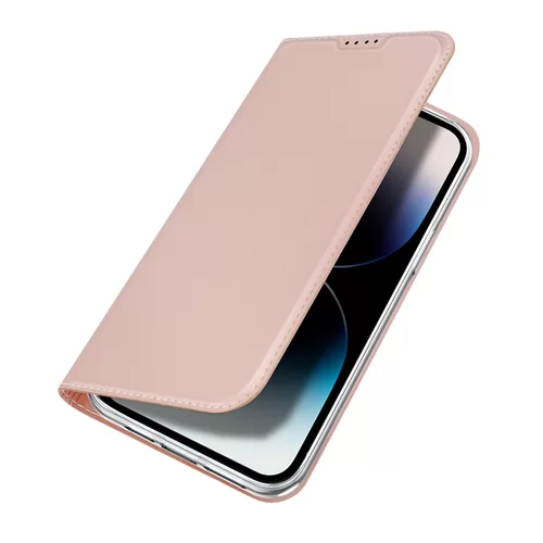 iPhone 15 Pro Max Telefontok - Dux Ducis rosegold kinyitható tok
