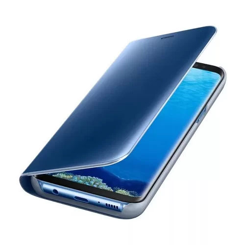 Telefontok Huawei Y5p - Kék Clear View Tok
