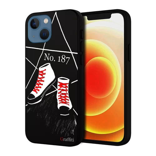 iPhone 15 Telefontok - Graffiti No.187 mintás szilikon tok