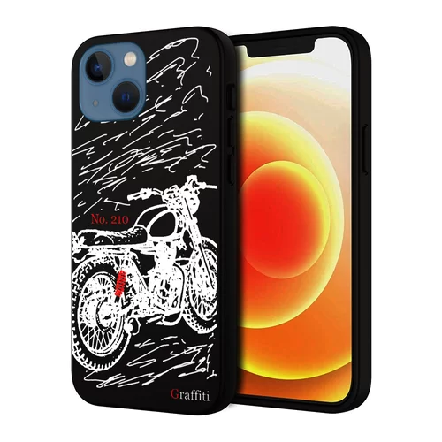 iPhone 15 Plus Telefontok - Graffiti No. 210 mintás szilikon tok