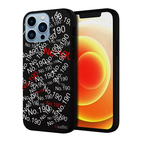 iPhone 15 Pro Max Telefontok - Graffiti No.190 mintás szilikon tok