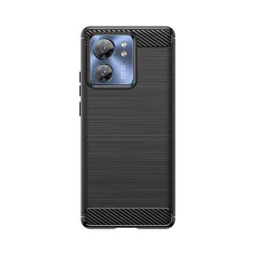 Telefontok Motorola Edge 40 - Carbon fekete szilikon hátlap tok