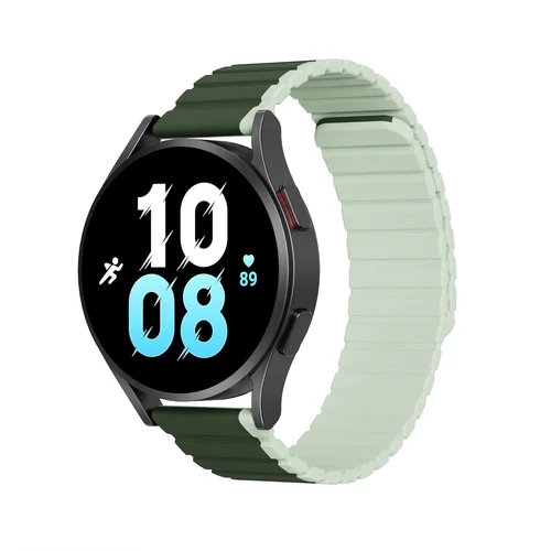 Huawei Watch GT 3 (42 mm) okosóra szíj - Dux Ducis - zöld mágneses szíj (szíj szélesség: 20 mm)
