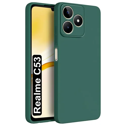 Telefontok Realme C53 - zöld szilikon hátlap tok