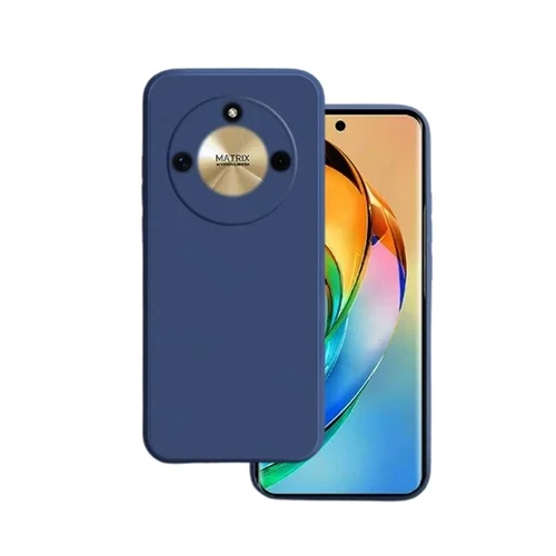 Honor X50 5G Telefontok - kék szilikon hátlap tok