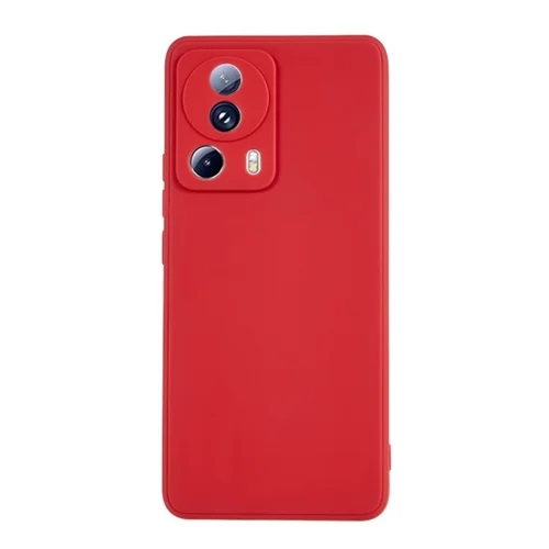 Telefontok Xiaomi 13 Lite - piros szilikon hátlap tok