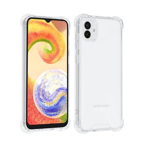 Telefontok Samsung Galaxy A04e - ütésálló átlátszó hátlap tok