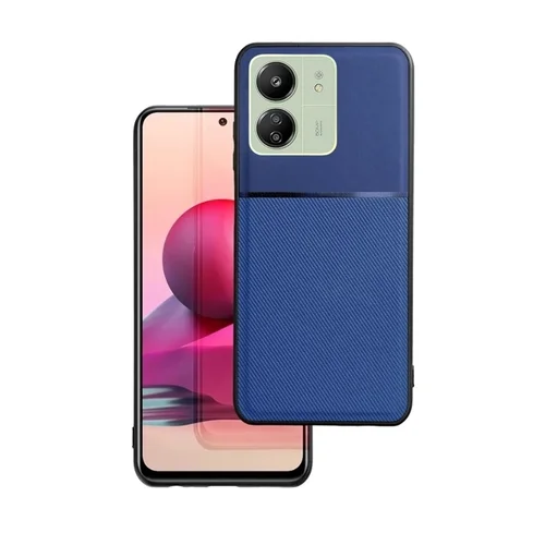 Xiaomi Poco C65 Telefontok - Elegance kék műanyag hátlap tok szilikon kerettel