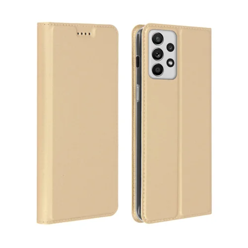Telefontok Samsung Galaxy A52 / A52 5G / A52s 5G - Dux Ducis arany flipcover tok