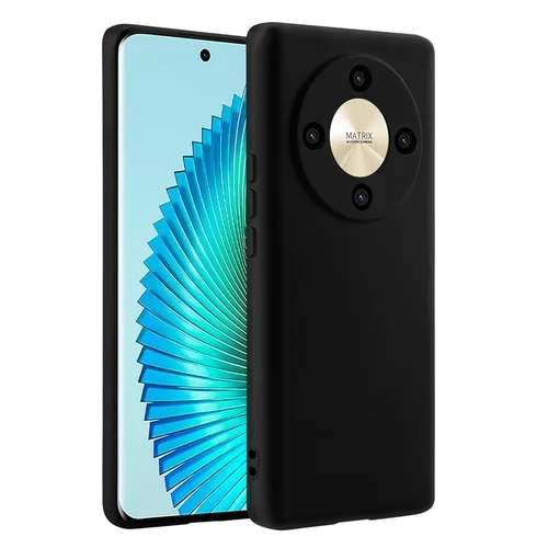 Telefontok Honor X50 5G - fekete szilikon hátlap tok