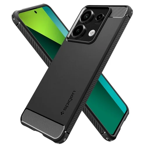 Xiaomi POCO X6 5G - SPIGEN Rugged Armor - matt fekete hátlap tok