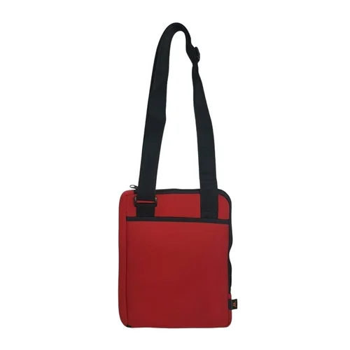Halfar tablettok - univerzális vállra akasztható neoprén piros tablet táska (24 x 29,5 x 1,5 cm)