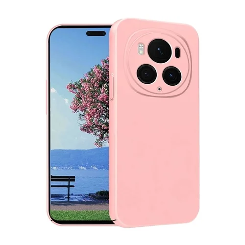 Honor Magic6 Pro telefontok - PASTEL - púder pink szilikon hátlap tok 