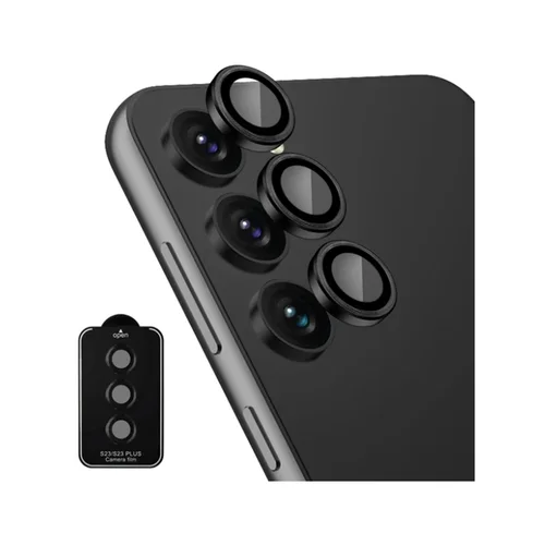 Samsung Galaxy A55 5G - Metal -kameralencse üvegfólia - fekete