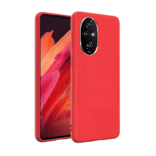 Honor 200 5G telefontok - piros szilikon hátlap tok ﻿
