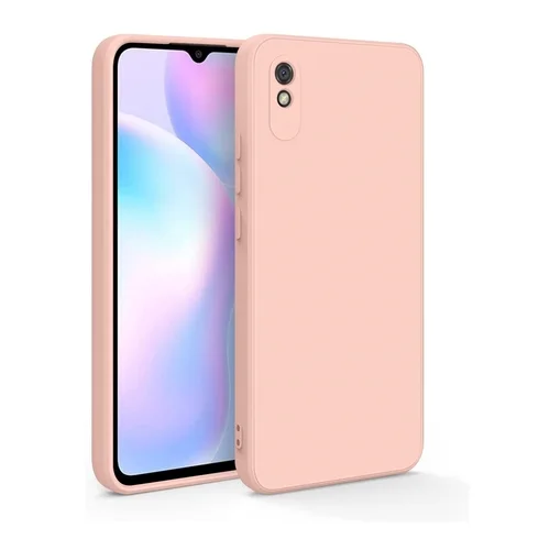 Xiaomi Redmi 9A / 9AT - PASTEL - púder pink szilikon hátlap tok