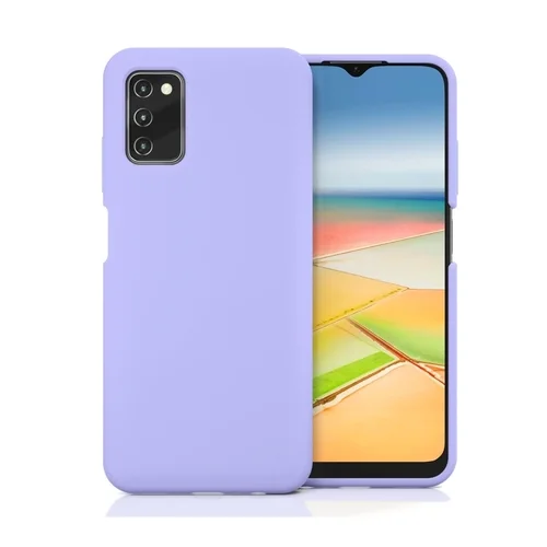 Samsung Galaxy A03sm telefontok - PASTEL - liláskék szilikon hátlap tok