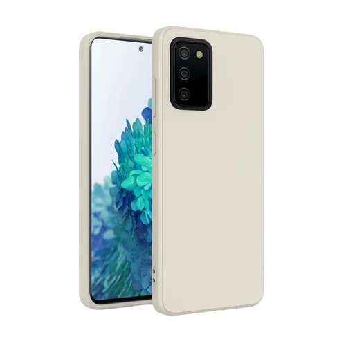 Samsung Galaxy A03s telefontok - PASTEL - csontfehér szilikon hátlap tok