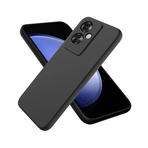 Oppo Reno11 F 5G telefontok - fekete szilikon hátlap tok