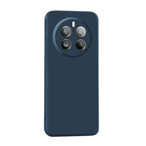 Realme 12 Pro+ 5G telefontok - kék szilikon hátlap tok ﻿