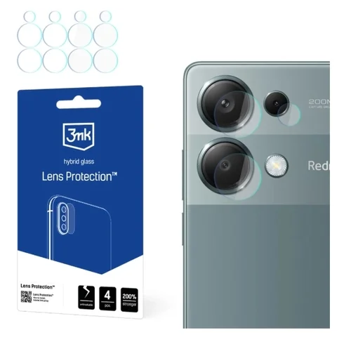 Xiaomi Redmi Note 13 Pro 4G / LTE védőfólia - 3MK flexibilis kamera fólia (4db)