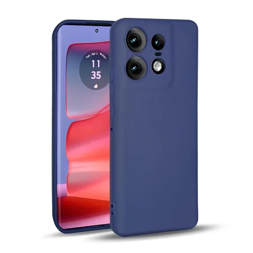 Motorola Edge 50 Pro 5G telefontok - kék szilikon hátlap tok
