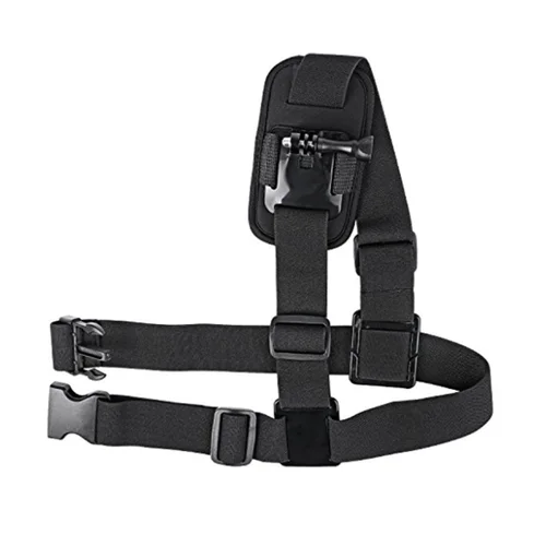 Állítható derék/váll pánt - GoPro tartó - fekete