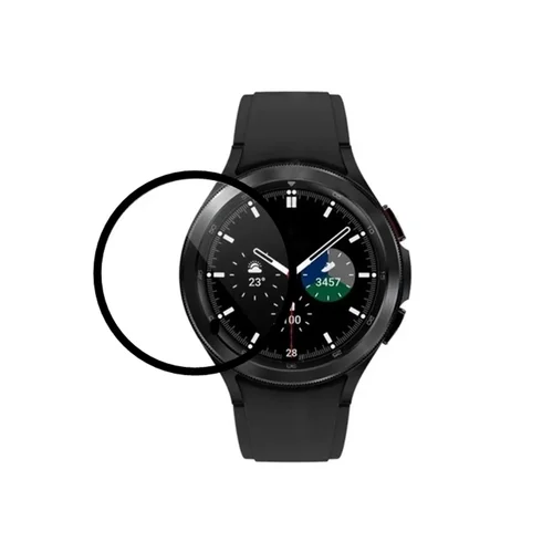 Samsung Galaxy Watch 3 (41 mm) - BESTSUIT okosóra fólia - kijelzővédő fólia, fekete kerettel