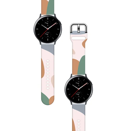 Samsung Galaxy Watch7 okosóra szíj - Strap Moro color 11 színes szilikon szíj (szíj szélesség: 20 mm)
